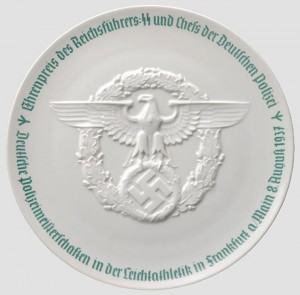 Призовая тарелка Allach полицейских соревнований 1937 года